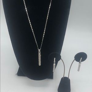 Necklace with earrings